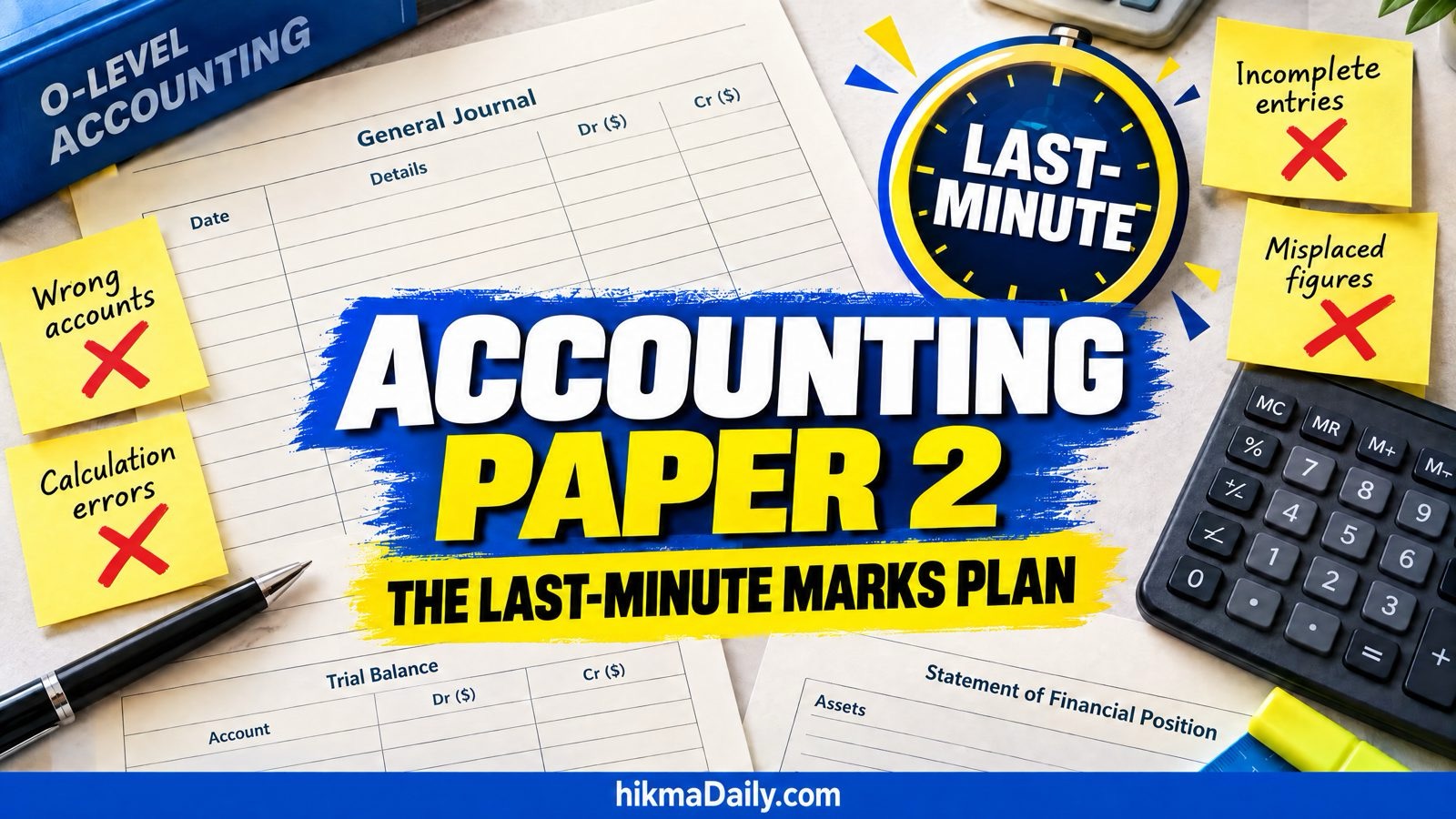 Last few days to Accounting Paper 2. Here is how to use them.
